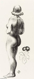 Standing Nude — Louis Lozowick