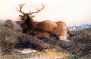 A Stag At Tarbet — Sir Edwin Henry Landseer