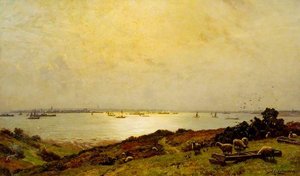 Harwich Harbour, Essex — Frederick George Cotman