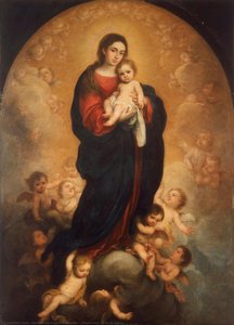 Virgin And Child In Glory — Bartolomé Esteban Murillo, Spanish Baroque