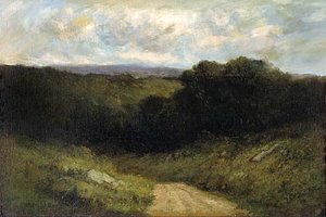 The Road To The Valley, (painting) — Edward Mitchell Bannister
