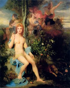 Apollo And The Nine Muses — Gustave Moreau, Symbolist Painting