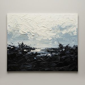 Monolithic Shadows: A Singular Study Of Turbulent Light And Obsidian Tides — Christian Noiret