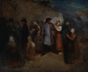 L’Incendie – Scène d’exode