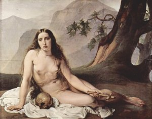 The Penitent Magdalene — Francesco Hayez