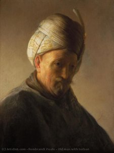 Old Man With Turban — Rembrandt Peale