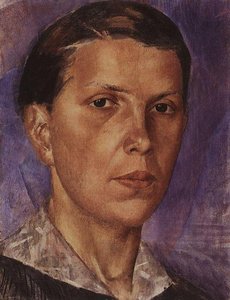 Portrait Of N.l. — Kuzma Petrov-vodkin, Symbolism
