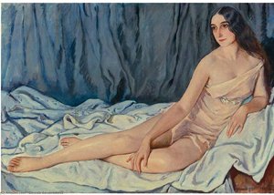 Portrait Of Vera Fokine — Zinaida Serebriakova
