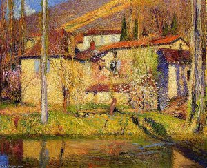 Landscape Near Toulouse — Henri Jean Guillaume Martin