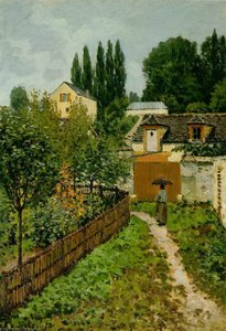 Garden Path In Louveciennes (chemin De L'etarche) — Alfred Sisley