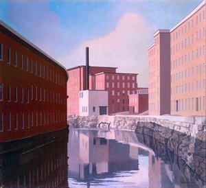 Amoskeag Canal — Charles Rettew Sheeler Junior