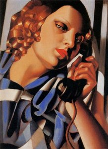 The Telephone — Tamara De Lempicka