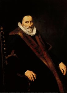 Portrait of Cornelis Pietersz Hooft (1546-1626), Cornelis van der Voort, 1622