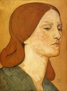 Portrait Of Elizabeth Siddal 3 — Dante Gabriel Rossetti, Pre-raphaelite
