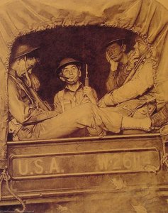 William Gillis In Convoy — Norman Rockwell, Contemporary Realism