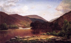 Farm With Grazing Cattle On The Conemaugh — George Hetzel