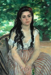 In Summer (the Gypsy) — Pierre-auguste Renoir, Impressionism