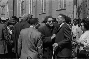 Byrd Brown, Elmer Charles, Alecia Gady And Alma Speed Fox Gather During Pittsburgh Peace March — Charles Martin Hardie
