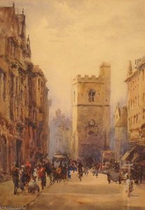 A Street — Rose Maynard Barton, Impressionism