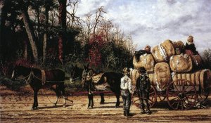 Wagon Scene — William Aiken Walker