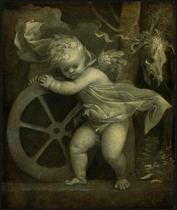 Cupid With The Wheel Of Fortune, C. Ngw — Titian