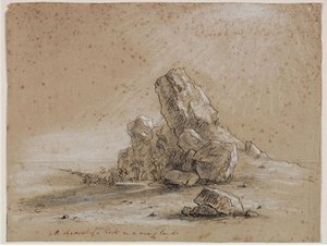 Shadow Of A Great Rock In A Weary Land — Thomas Cole