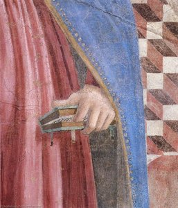 Die Verkündigung (detail) — Piero Della Francesca, Renaissance