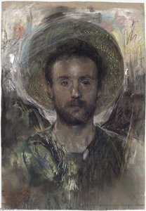 Self-portraitc - — Antonio Mancini