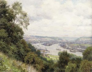 View Of Rouen — Louis Aston Knight