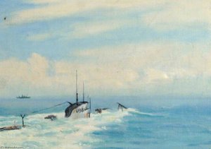 Sinking Of 'u98' (first World War) — George Fagan Bradshaw