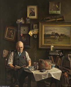 A Lover Of Dickens — Charles Spencelayh