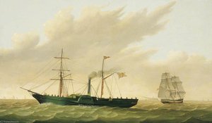 Paddle Steamer 'sirius' — Samuel Walters
