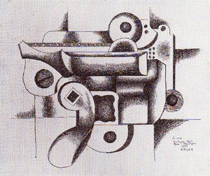 Derrure — Fernand Léger, Cubist Mechanical Forms