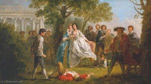 The Wrestling Scene From 'as You Like It' — Francis Hayman