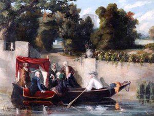 The Embarkation An Eighteenth Century Costume Piece