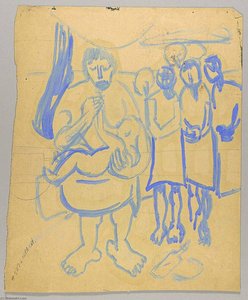 New Born Babe — William H. Johnson