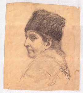 Man Wearing Hat — Theodore Clement Steele, Other