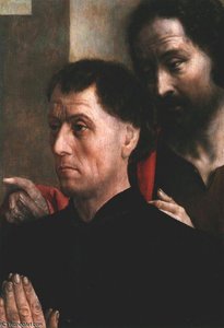 Donor With St John The Baptist, Walters Art Ga — Hugo Van Der Goes