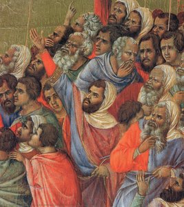 Crucifixion (fragment) — Duccio Di Buoninsegna