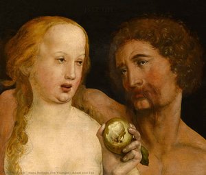Adam And Eve — Hans Holbein The Younger, Northern Renaissance