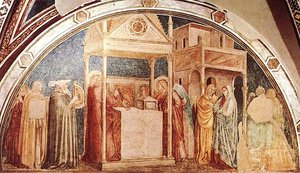 Die Verkündigung Des Erzengel Gabriel Zacharias — Giotto Di Bondone, Early Renaissance