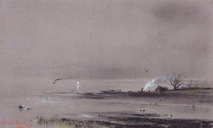 Spassky Backwater On The Volga — Aleksey Savrasov