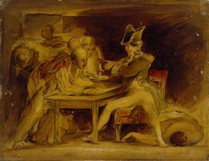 Nelson sealing the Copenhagen letter