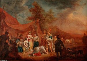 Alexander And The Family Of Darius — Johan Georg Platzer