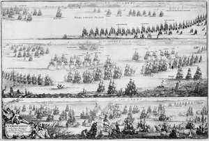 Piction Of The Battle Of Öland — Romeyn De Hooghe