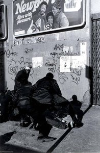 Untitled (police Subduing Man), From The Series Hats And Hat Nots — Jules Allen