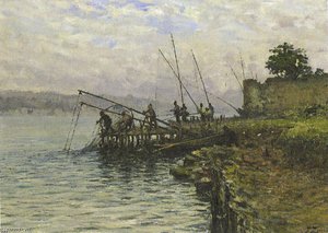 Fishing - — Fausto Zonaro
