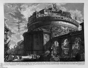 View Of The Bridge And Castle St. Angel — Giovanni Battista Piranesi