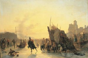 Skaters — Auguste Xavier Leprince