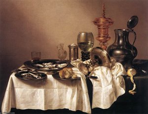 Still-life With Gilt Goblet — Willem Claesz Heda